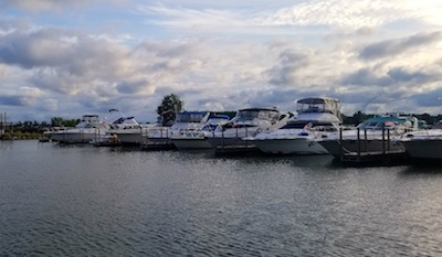 East Harbor State Park Marina at dusk | Snag-A-Slip