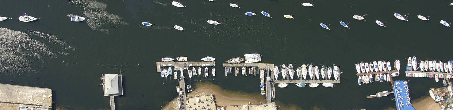 Miramar Aerial Photo of docks | New Marinas Added | Snag-A-Slip