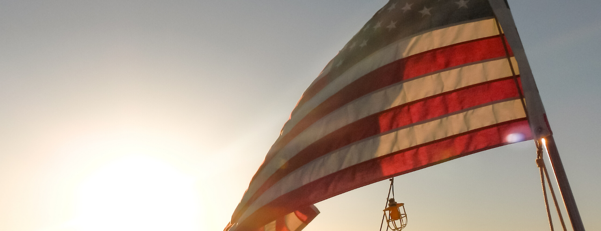 American Flag on a Boat | 4th of July | Snag-A-Slip